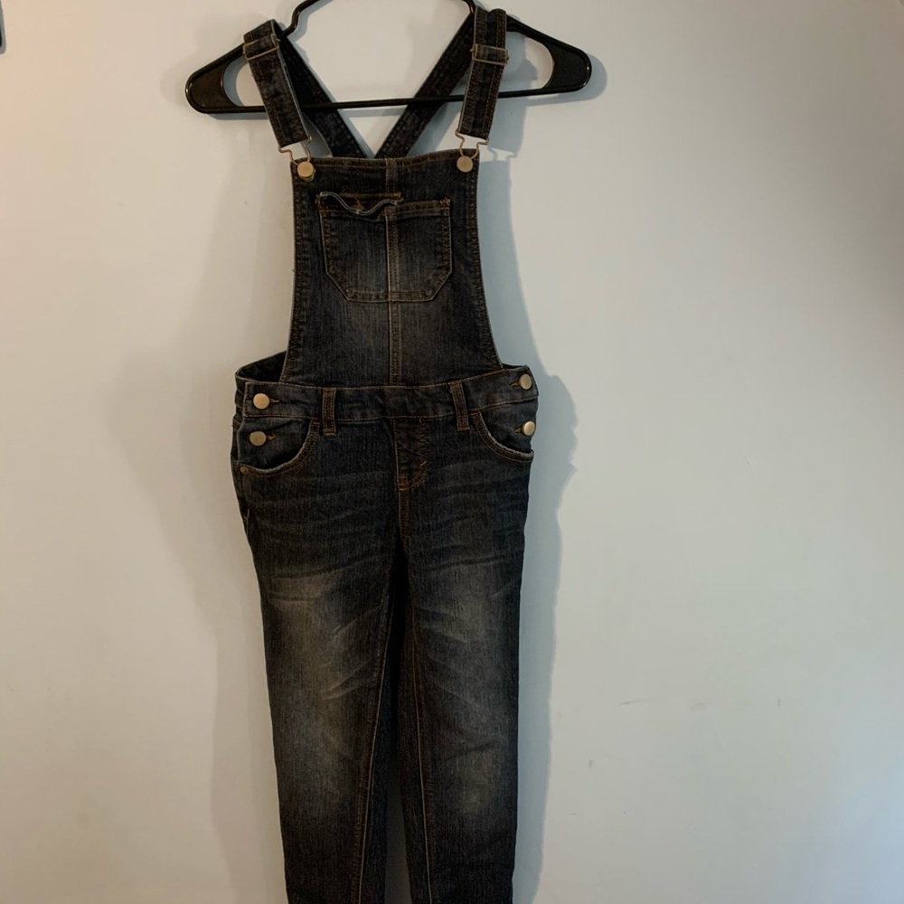 Girls Jean Overalls Size M By Cherokee